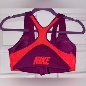 Nike Purple and Orange Sports Bra